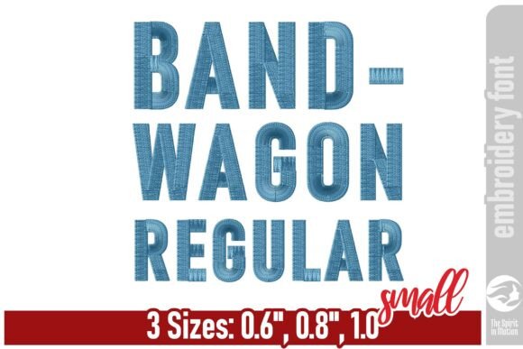 Bandwagon Regular Embroidery Font – A Designer’s Review
