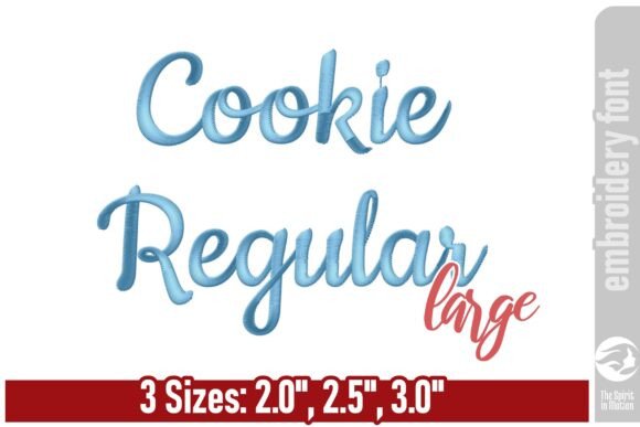 Cookie Regular Embroidery Font Review for Handmade Gifts