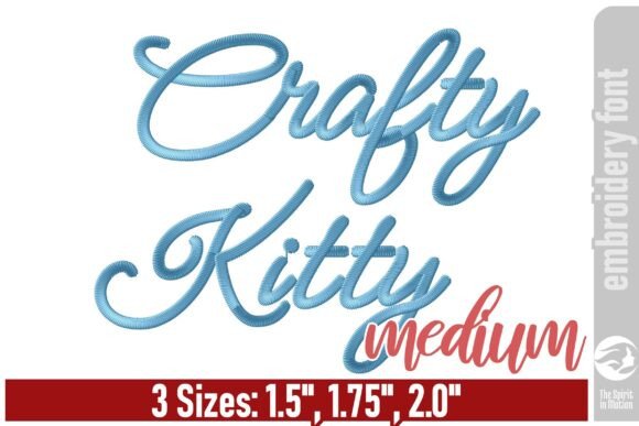 Crafty Kitty Embroidery Font – Medium: A Designer's Take