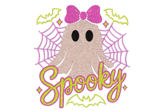 Cute Spooky Ghost: A Designer's Review for Seasonal Embroidery Collections