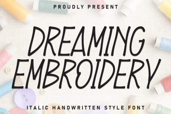 Dreaming Embroidery: Handwriting Charm for Stitch