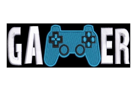 Gamer Text with Controller for Holiday Gifts