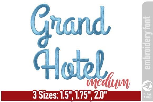 Grand Hotel Embroidery Font – Medium Review for Apparel