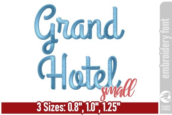 Grand Hotel Embroidery Font – Small: A Design Review