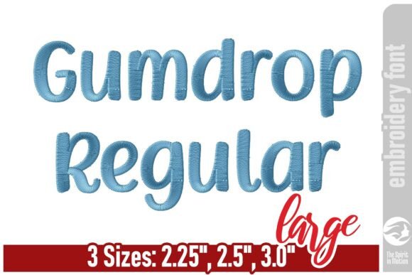 Gumdrop Playful Embroidery Font - Large: A Designer's Take