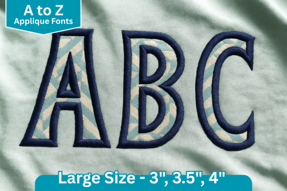 Honest Review: Narrow Block Applique Embroidery Font