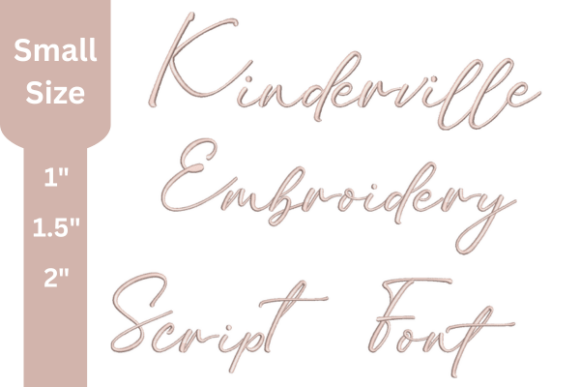 Kinderville Script Embroidery Font Review