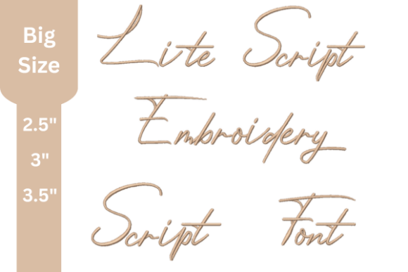Lite Script Embroidery Font: A Designer's Review for Personalized Gifts