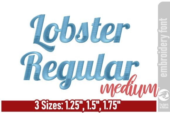 Lobster Regular Embroidery Font – A Designer’s First Look