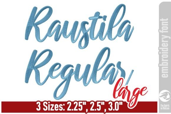 Raustila Embroidery Font - Large: A Designer's Review