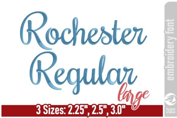 Rochester Embroidery Font – Large Review