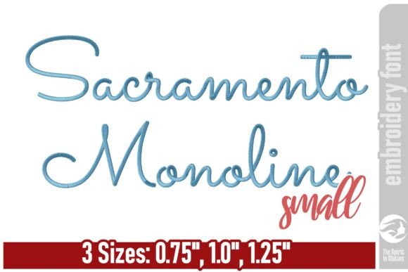 Sacramento Monoline Embroidery Font: A Designer's Review