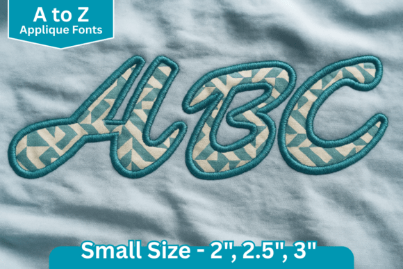 Smooth Stitch Applique Embroidery Font Review