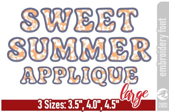 Sweet Summer Groovy Applique Font Review for Business Merch