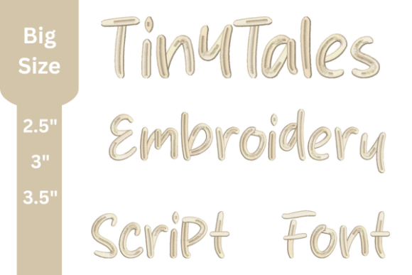 Tiny Tales Script Embroidery Font Review for Real Projects